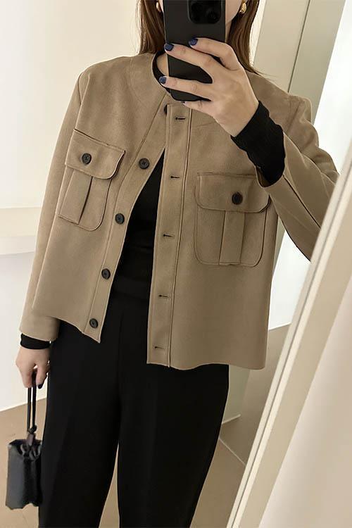 masion jacket (brown)